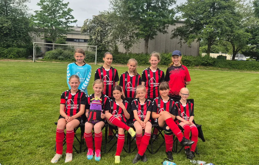 Juniorinnen der SG Nieharde als Mannschaft